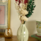 Dream Botanique Ceramic Vase with Botanical Flowers - Holly