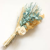 Dream Botanique Glass Vase with Botanical Flowers- Azure