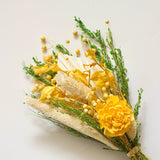 Dream Botanique Glass Vase with Botanical flowers - Daffodil