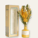 Dream Botanique Glass Vase with Botanical flowers - Daffodil