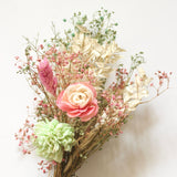 Dream Botanique Glass Vase with Botanical Flowers- Leaf Song
