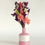 Dream Botanique Glass Vase with Botanical flowers - Peony