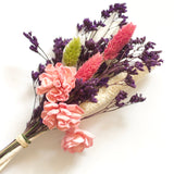 Dream Botanique Glass Vase with Botanical Flowers - Peony