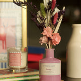 Dream Botanique Glass Vase with Botanical Flowers - Peony