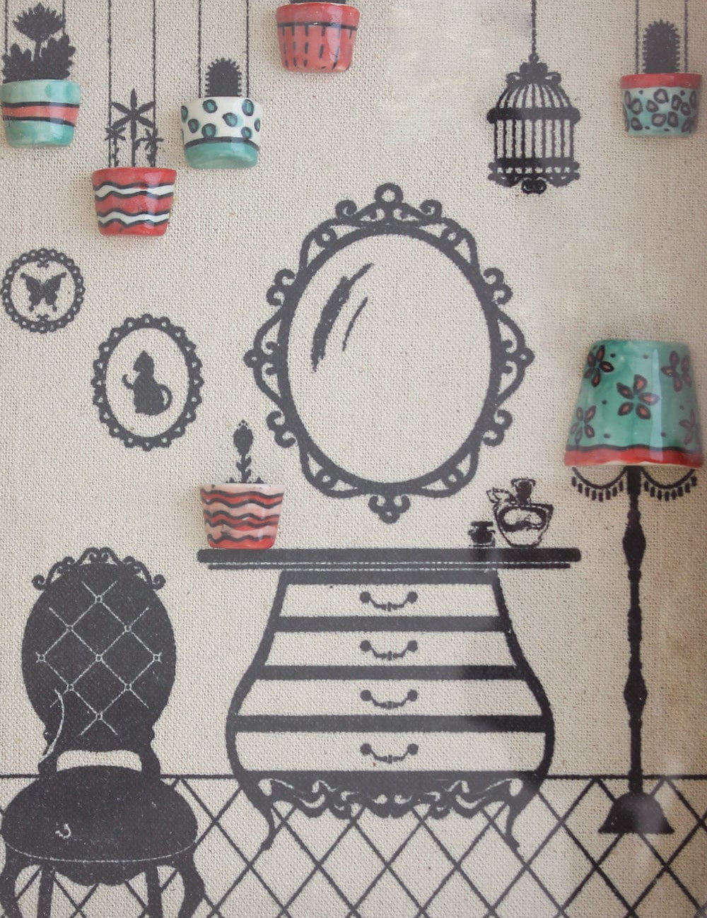 Dressing Room Shadow Box