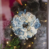 Dried Flowers Wreath - Blue
