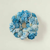 Dried Flowers Wreath - Blue