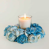Dried Flowers Wreath - Blue