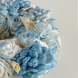 Dried Flowers Wreath - Blue