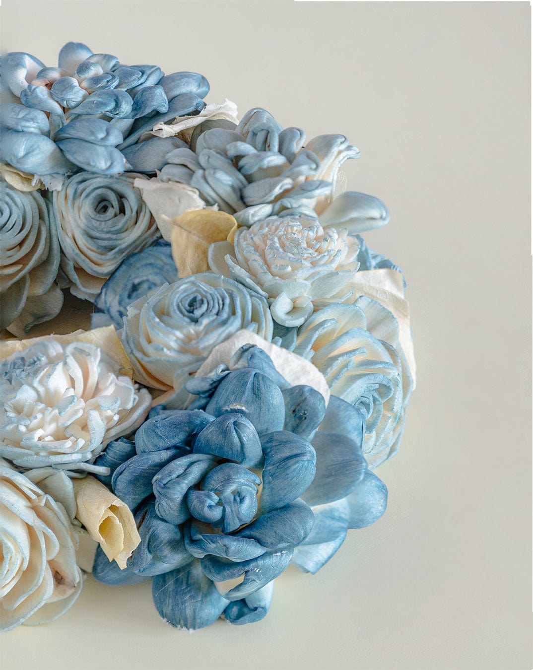 Dried Flowers Wreath - Blue