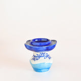 Dusk at Sea Handpainted Tea Light Holders - Set of 2