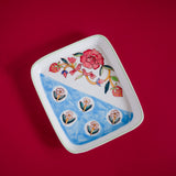 Eden Handpainted Square Platter - Set of 2