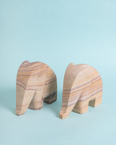 Ela Stone Bookends - Set of 2