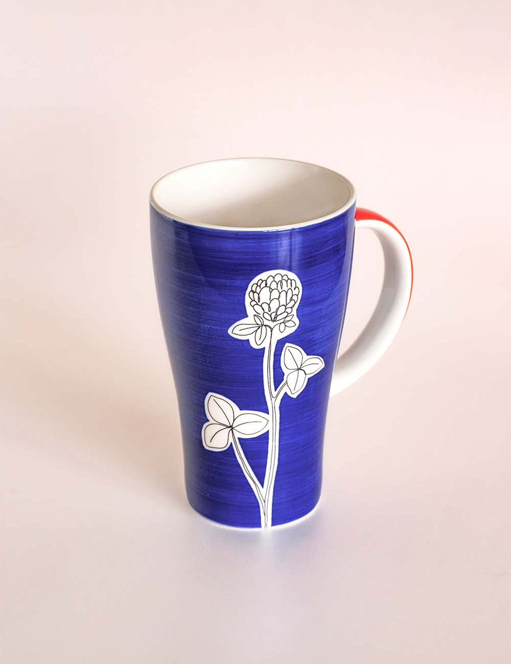 Electric Azure Mug - Flower