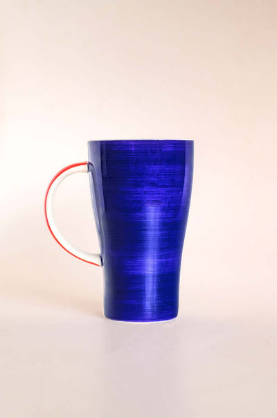 Electric Azure Mug - Flower