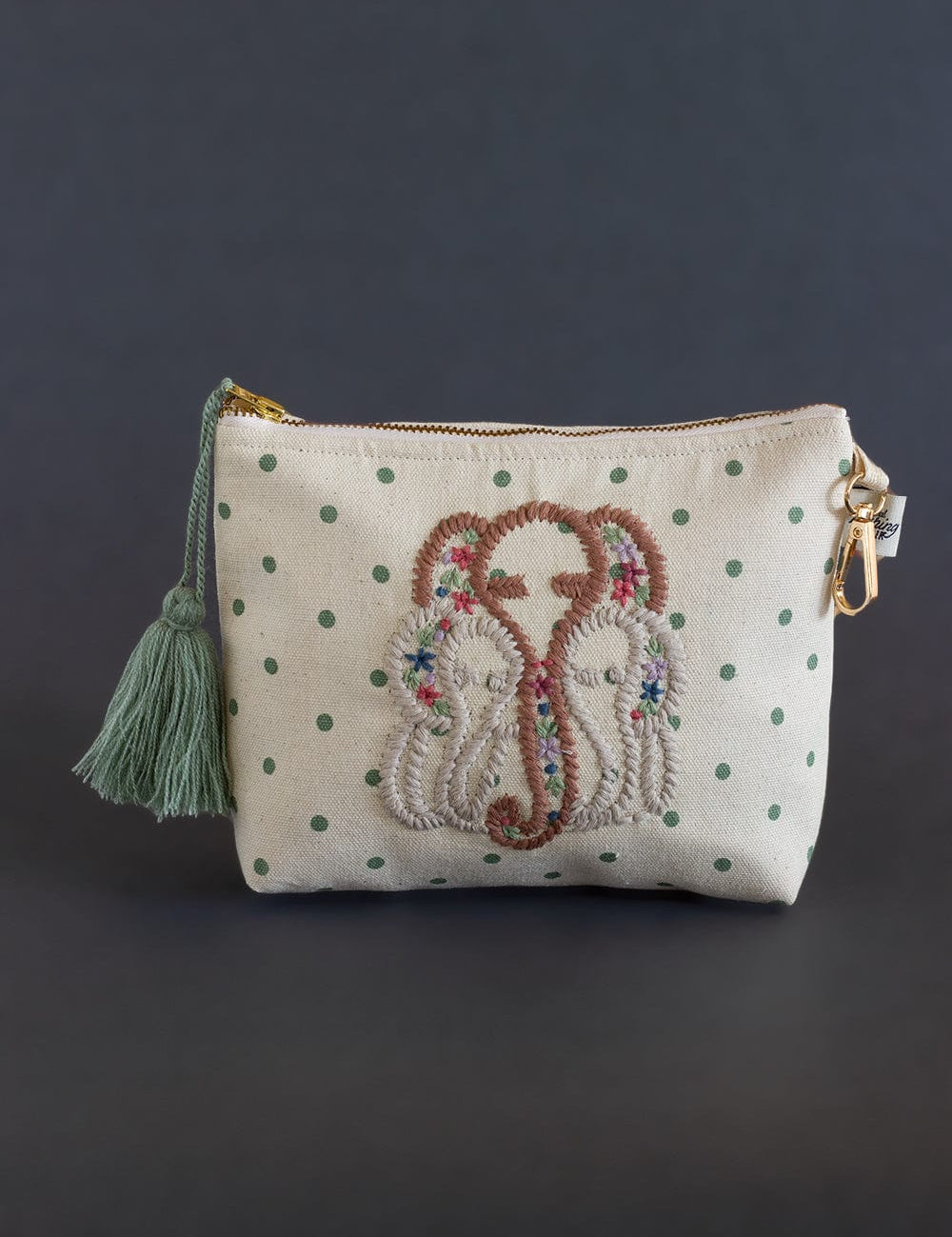Ellie Gang Embroidered Pouch