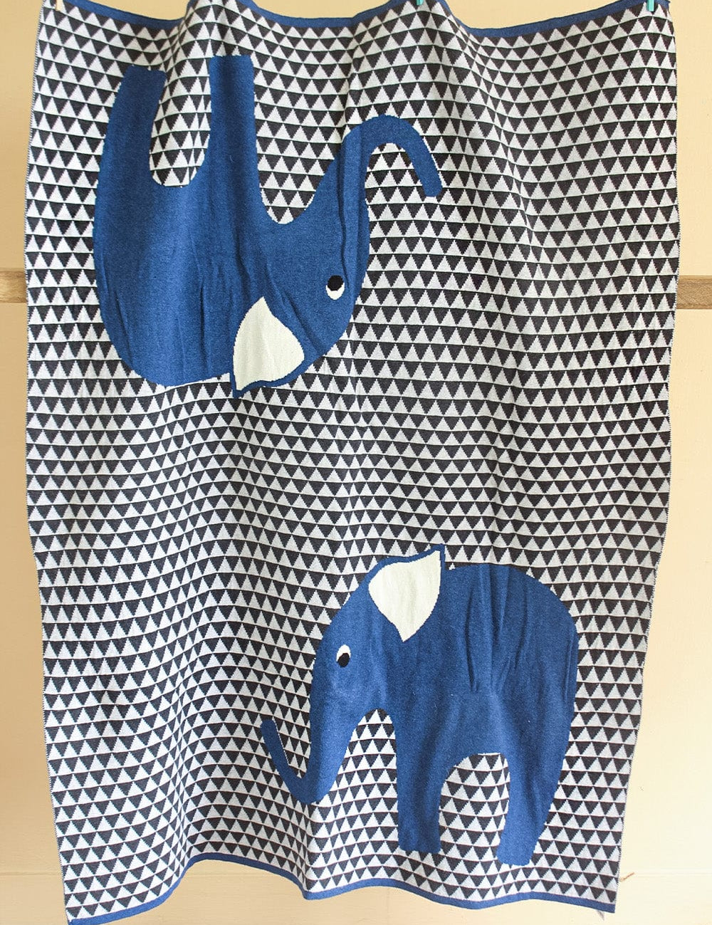 Ellie Knitted Cotton Baby Blanket