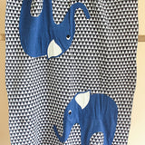 Ellie Knitted Cotton Baby Blanket