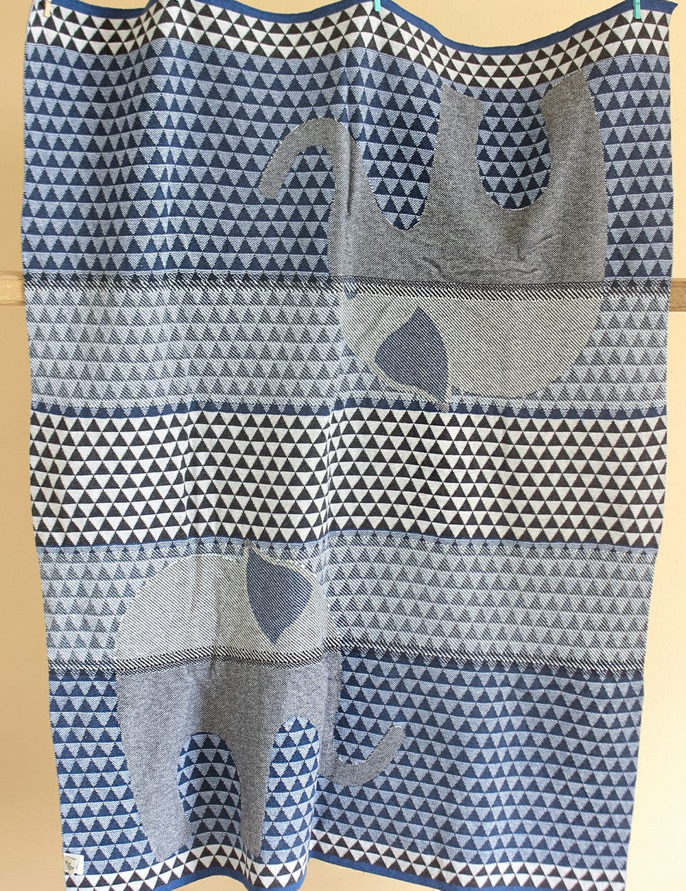 Ellie Knitted Cotton Baby Blanket