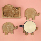 Ellie, The Elephant Coasters Set Of 6