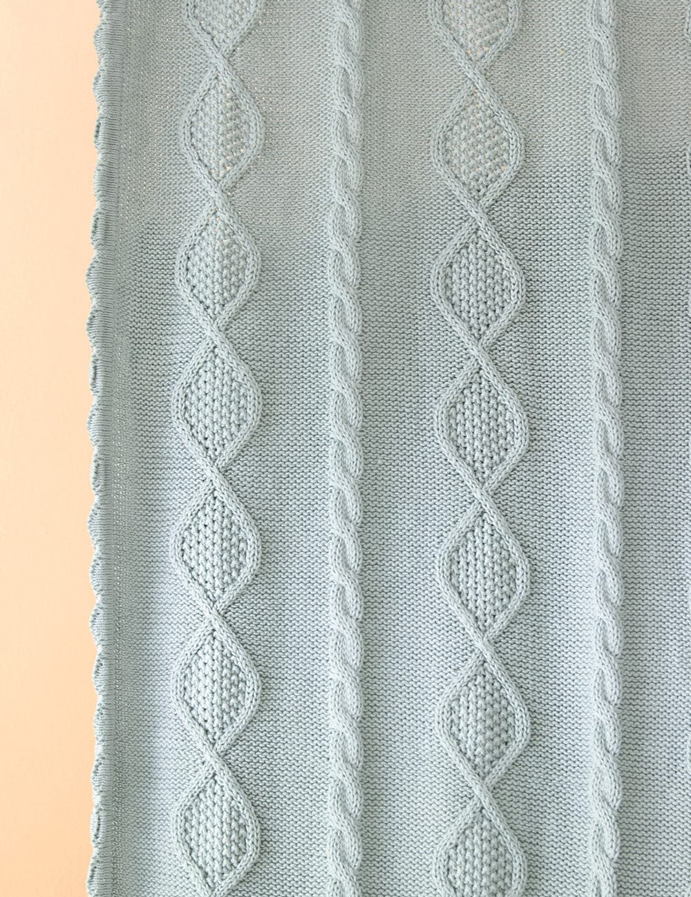 Ezra Knitted Cotton Throw