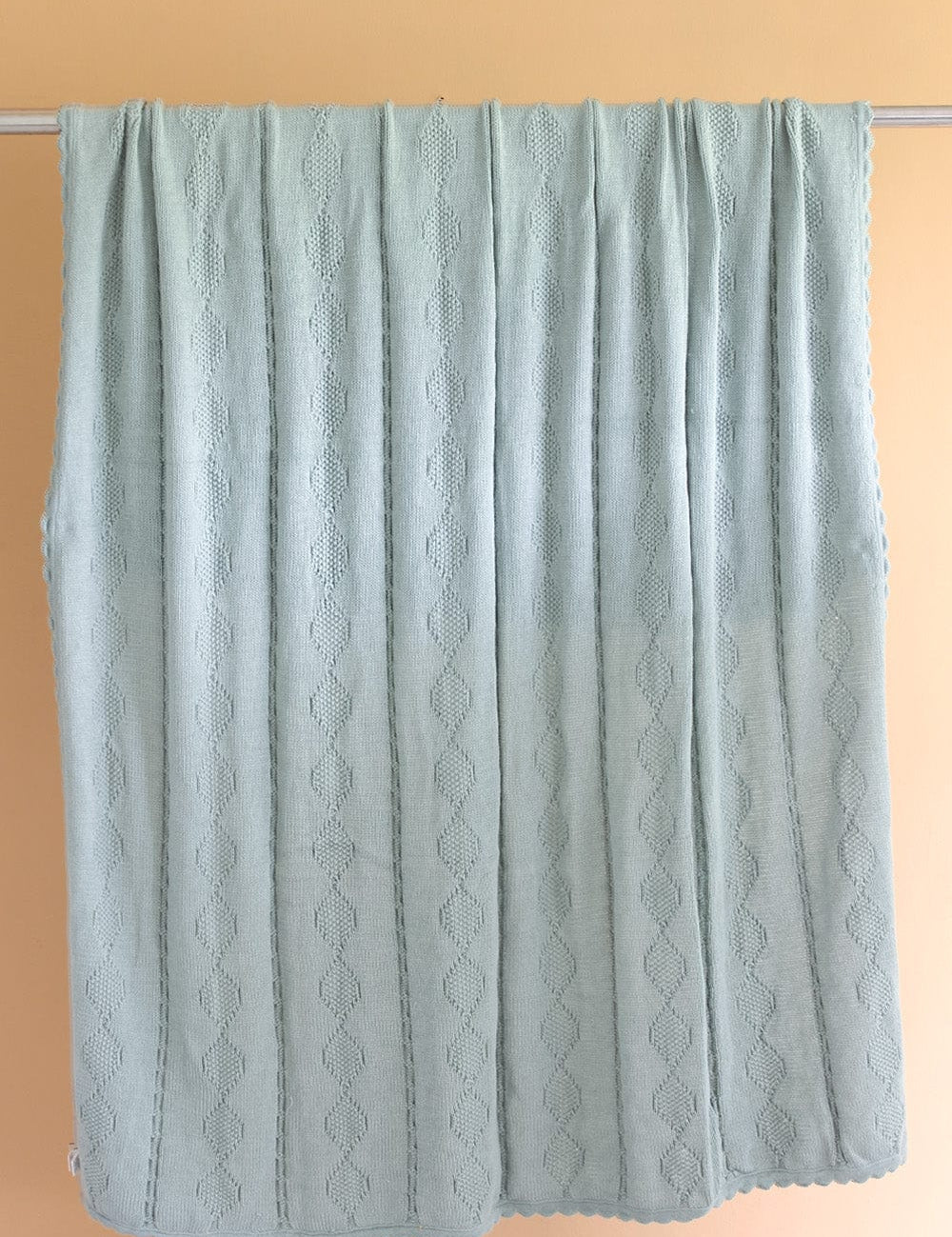 Ezra Knitted Cotton Throw