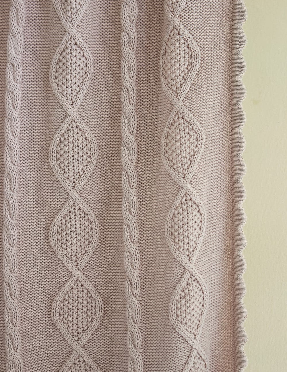 Ezra Knitted Cotton Throw