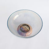 Fiesta Serving Glass Bowl with Wooden base