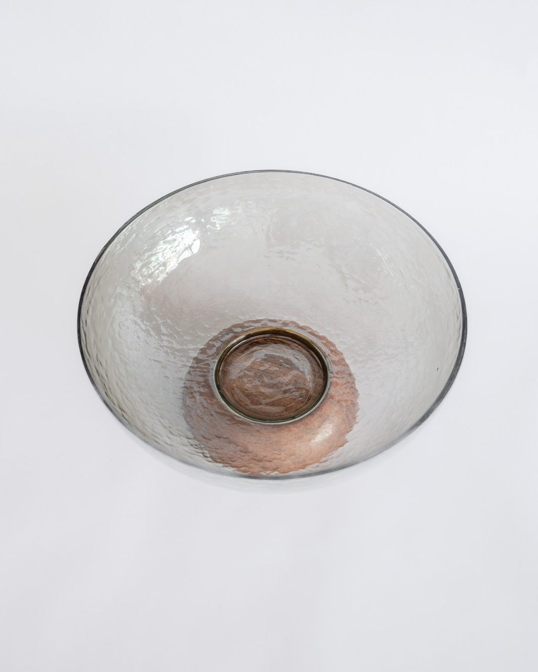 Fiesta Serving Glass Bowl with Wooden base