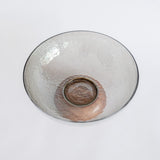 Fiesta Serving Glass Bowl with Wooden base