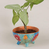 Floral 3 Legged Planter - Small