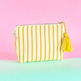 Floral Chateau Embroidered Pouch