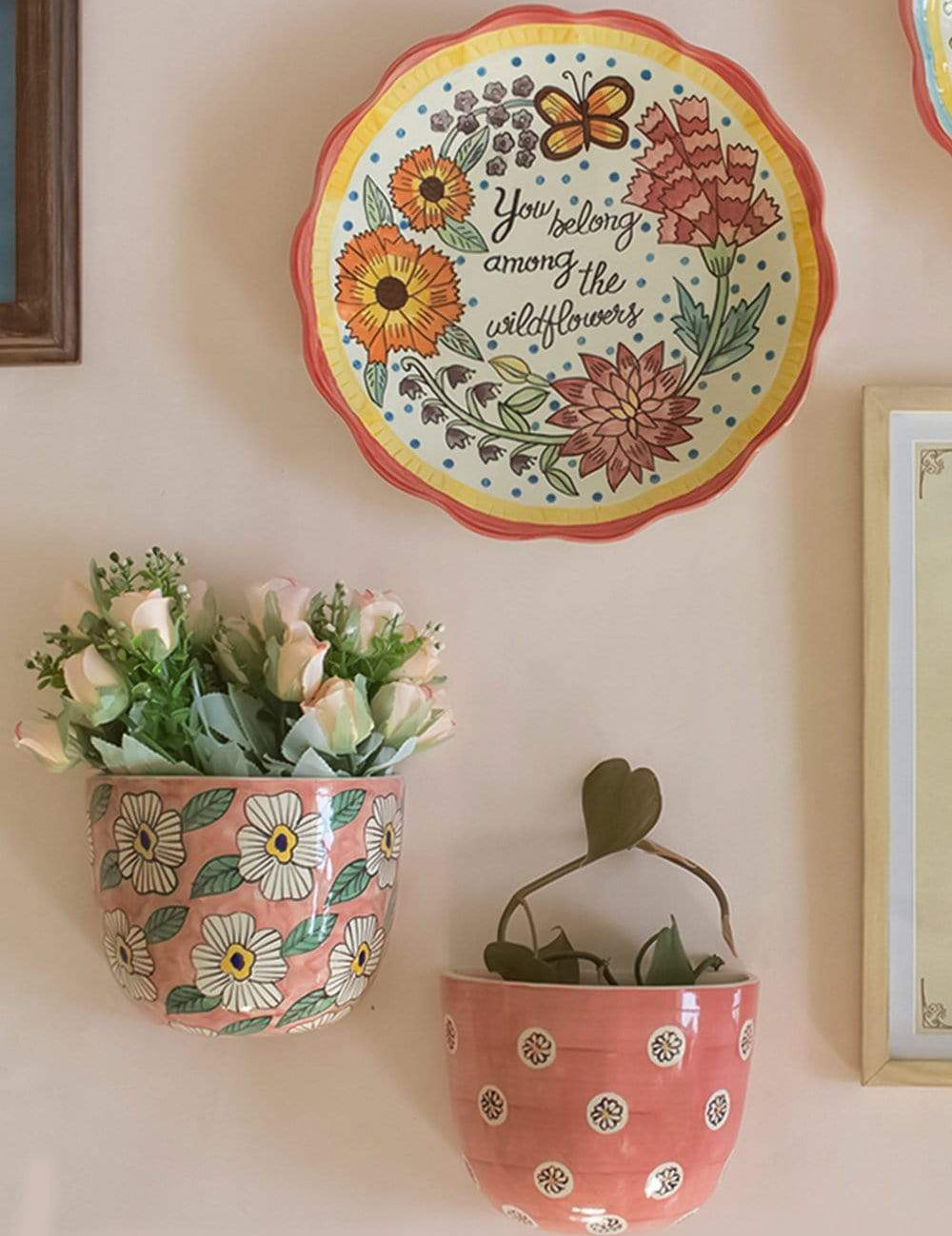 Floral Garden Wall Planter
