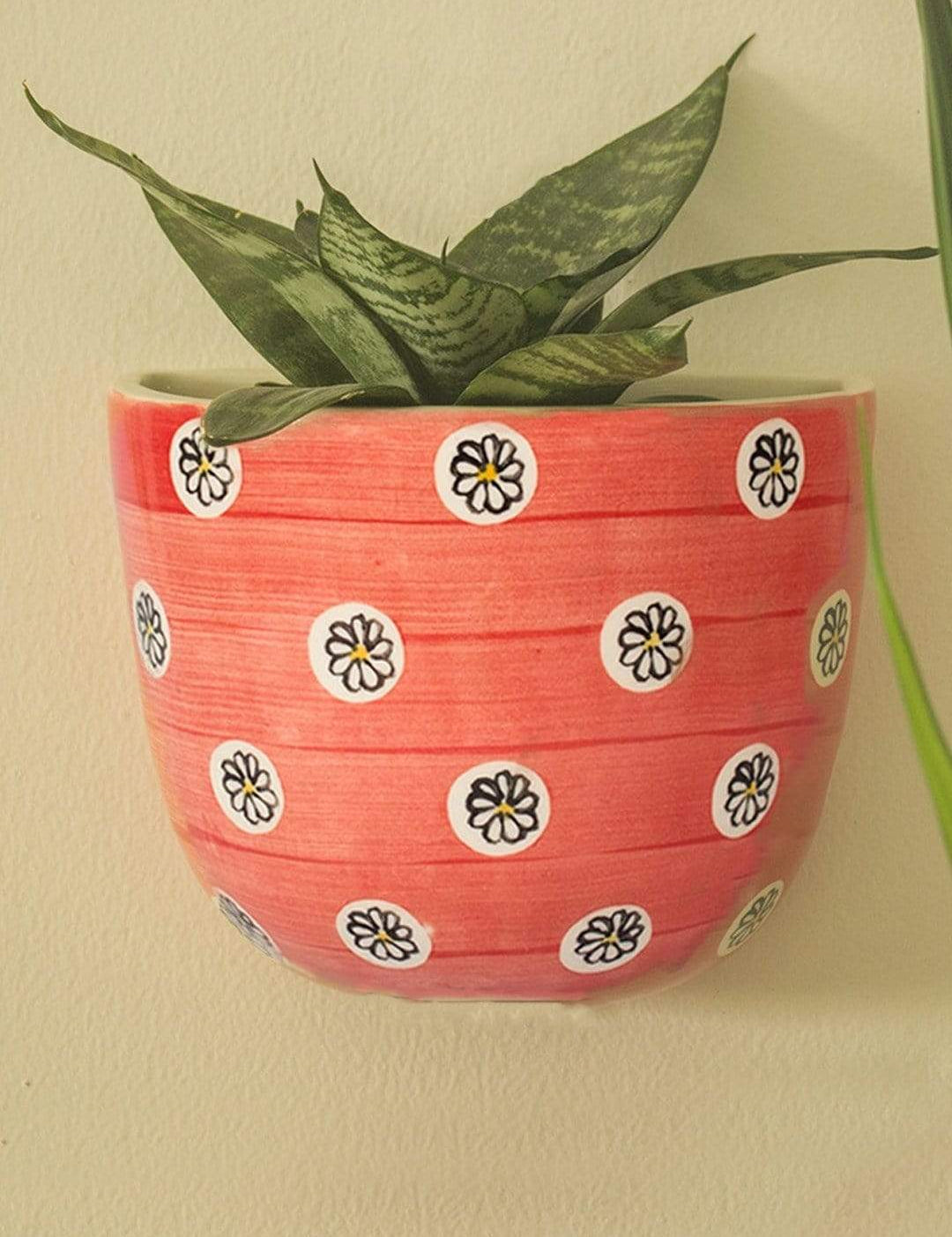 Floral Garden Wall Planter