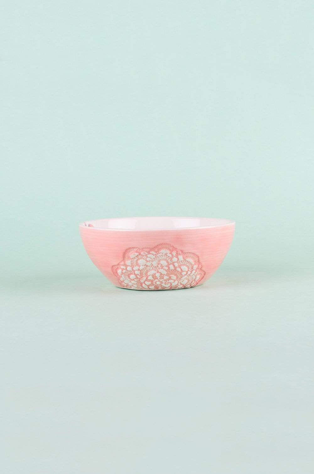 Floral Lace Handpainted Bowl - Set of 2