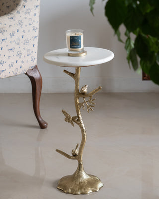 Floral Pause Side Table