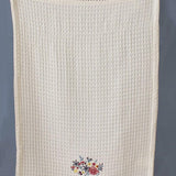 Floral Waffle Hand Towel