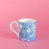 Florentina Fine China Tea Mugs- Set of 2