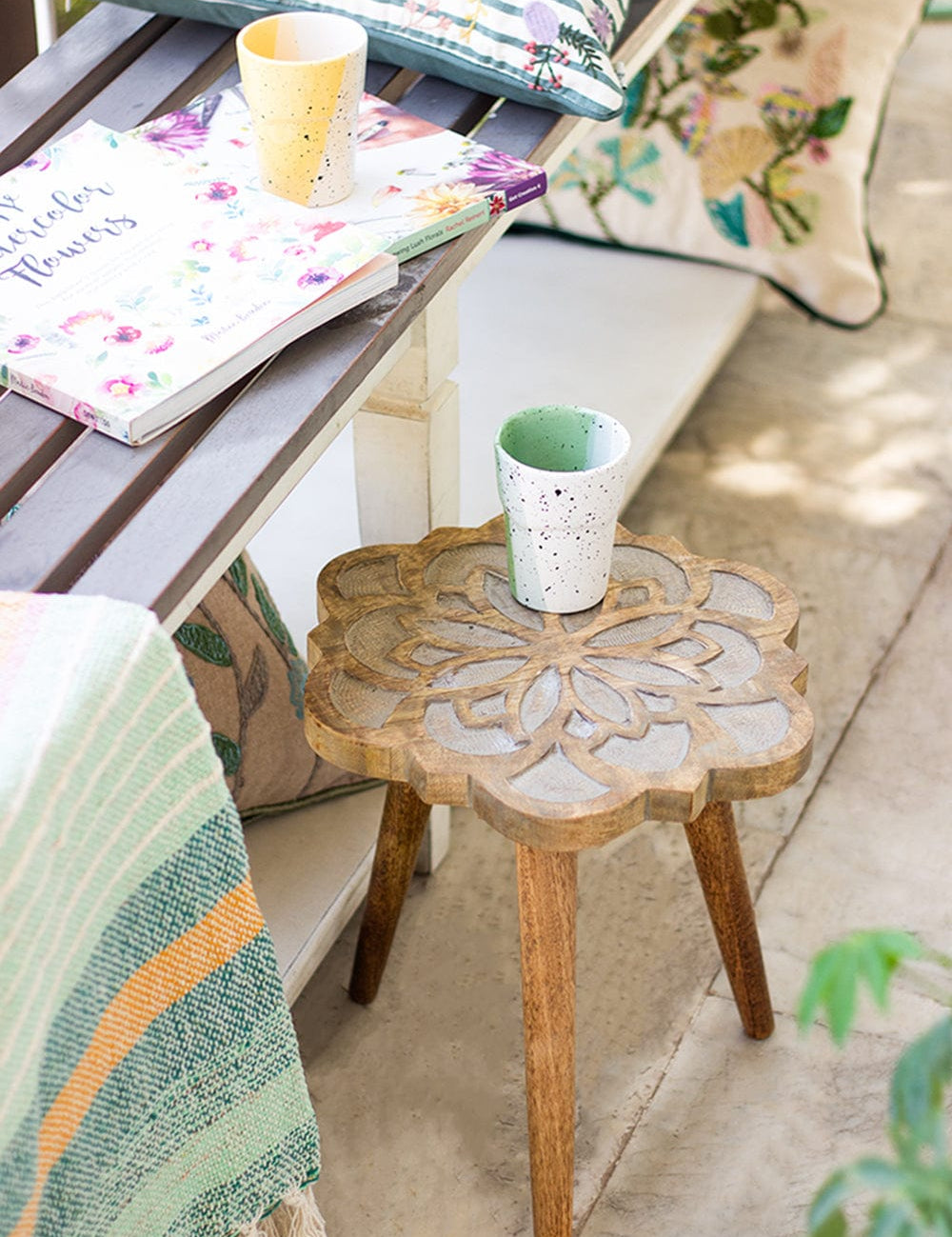 Flower Side Table