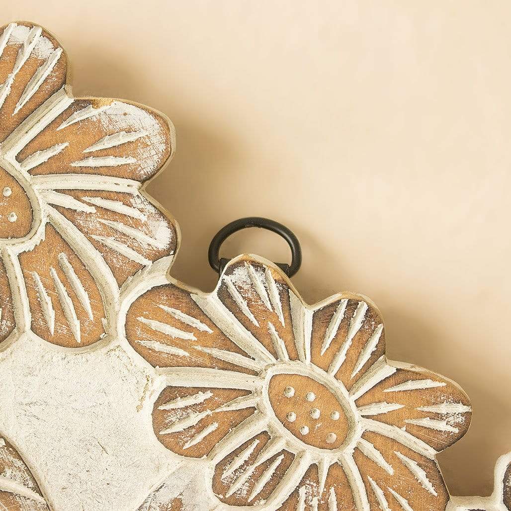 Flowers Wall Shelf & Key Hanging