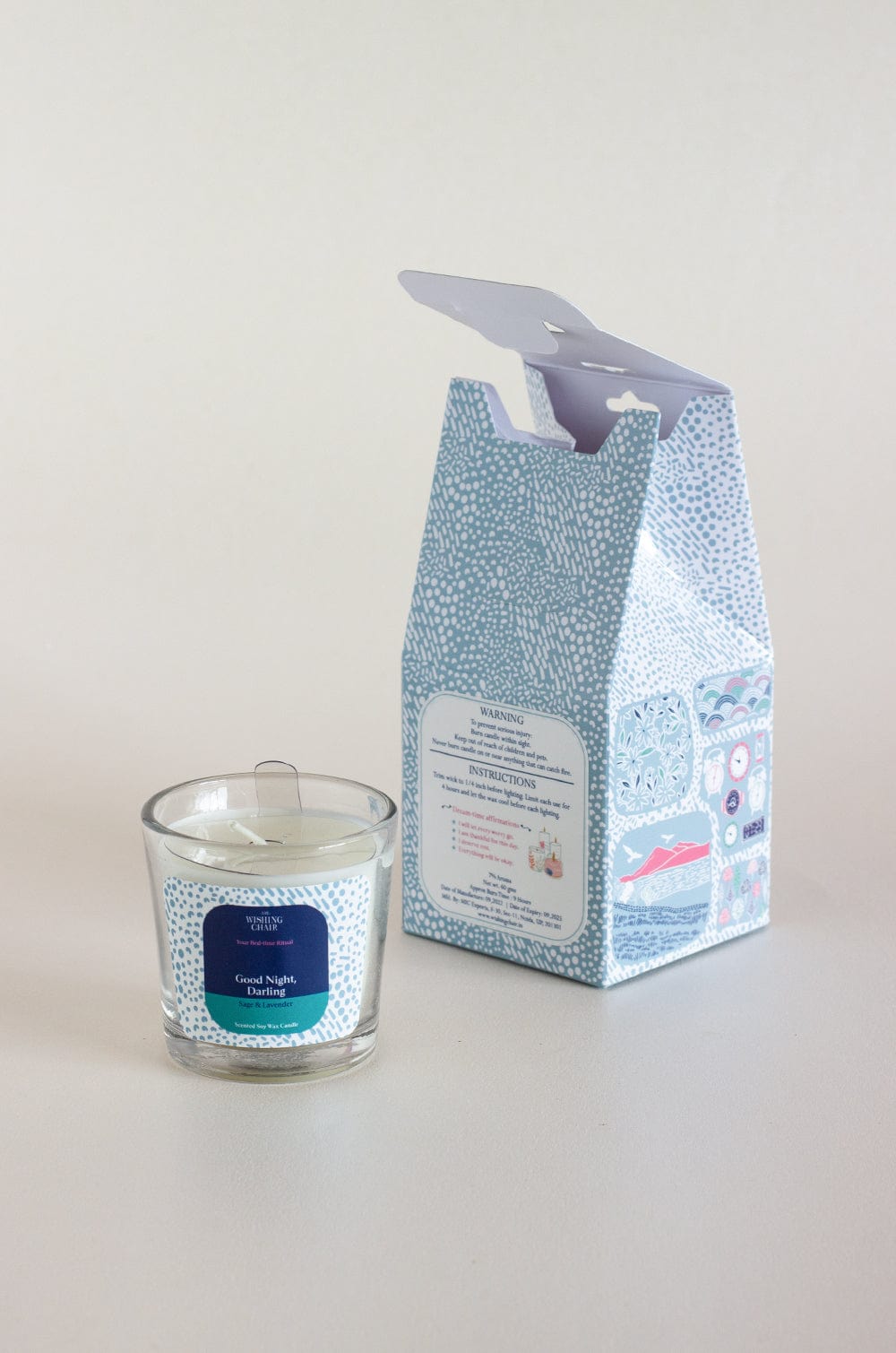 Fragrance Good Night, Darling Soy Wax Scented Candle - 60 grams