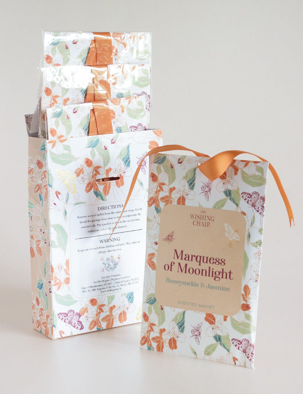 Fragrance Marquess Of Moonlight Scented Sachet  - Set Of 4