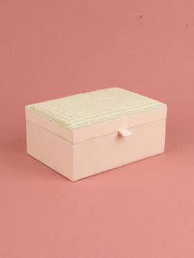 Frosted Green Jewellery Box