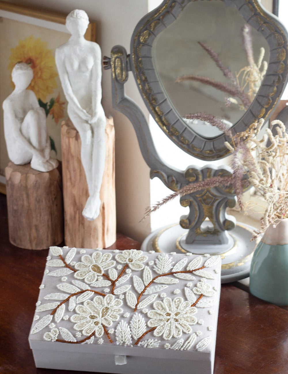 Full Moon Beaded Jewellery Box | The Wishing Chair