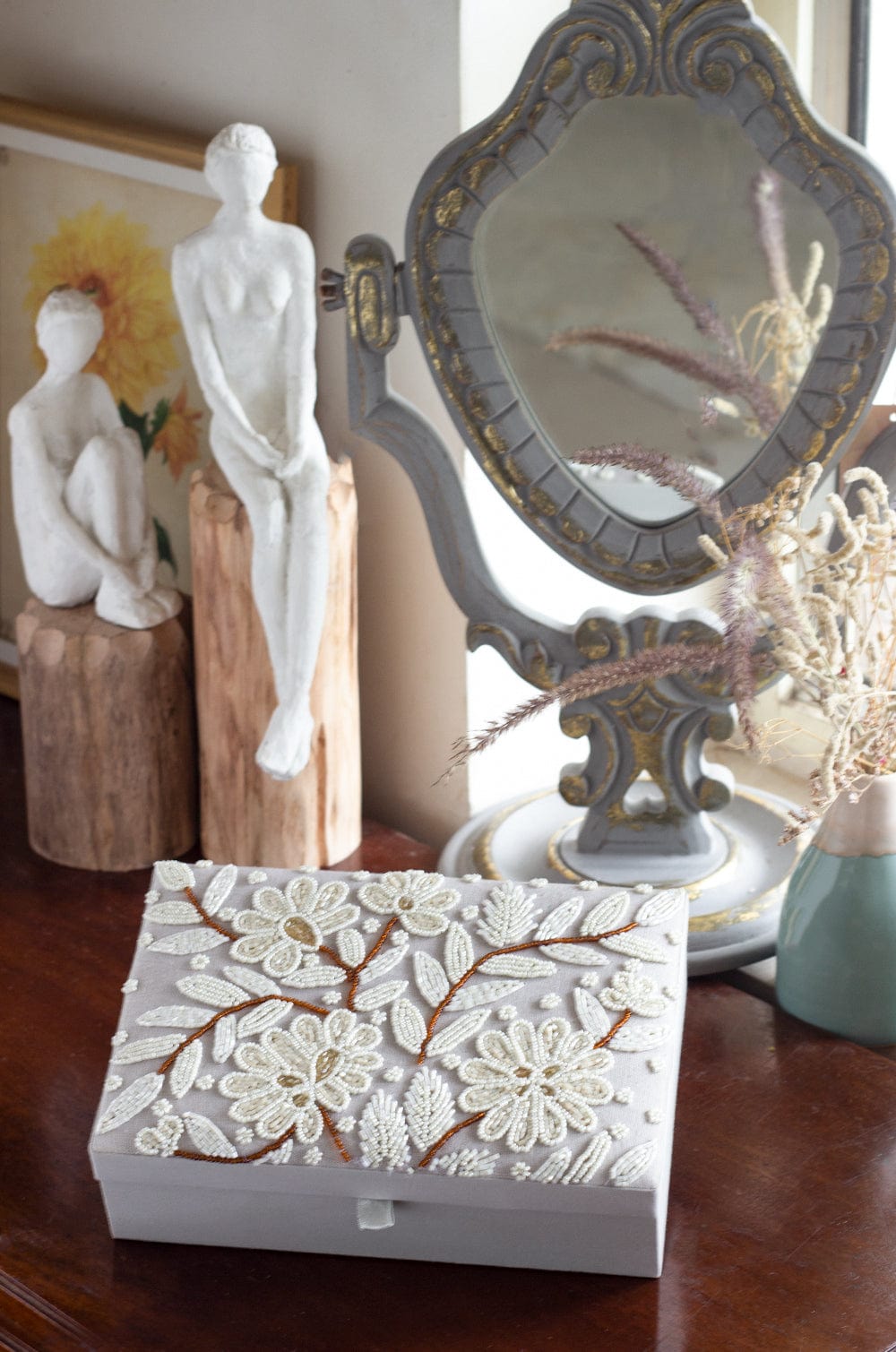 Full Moon Beaded Jewellery Box | The Wishing Chair