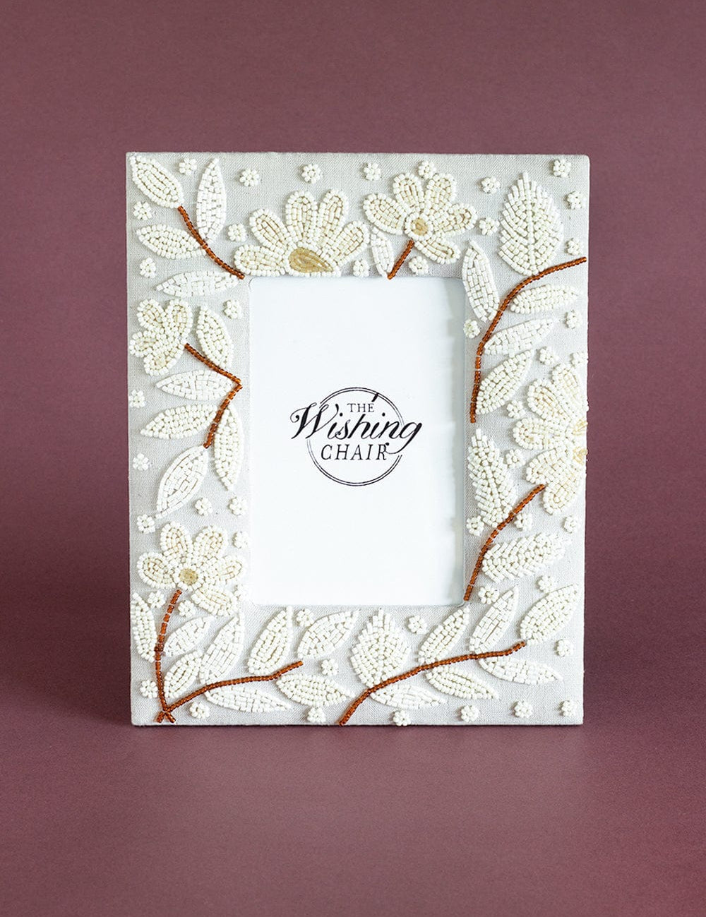 Full Moon Beaded Photoframe