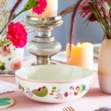Garden of Eden Fine China Ceramic Curry Bowl - Set of 2