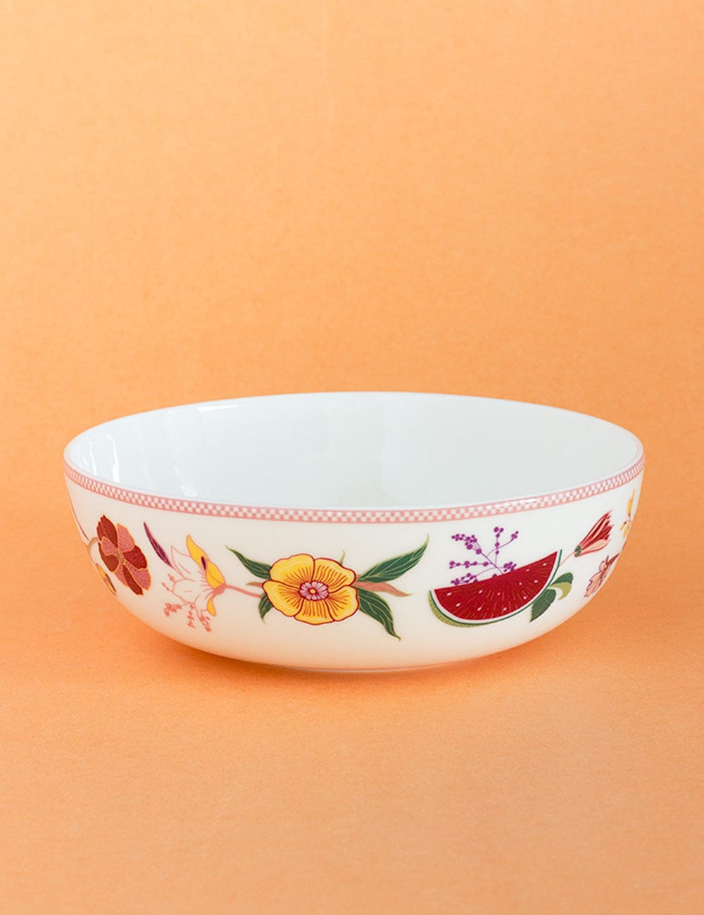 Garden of Eden Fine China Ceramic Curry Bowl - Set of 2