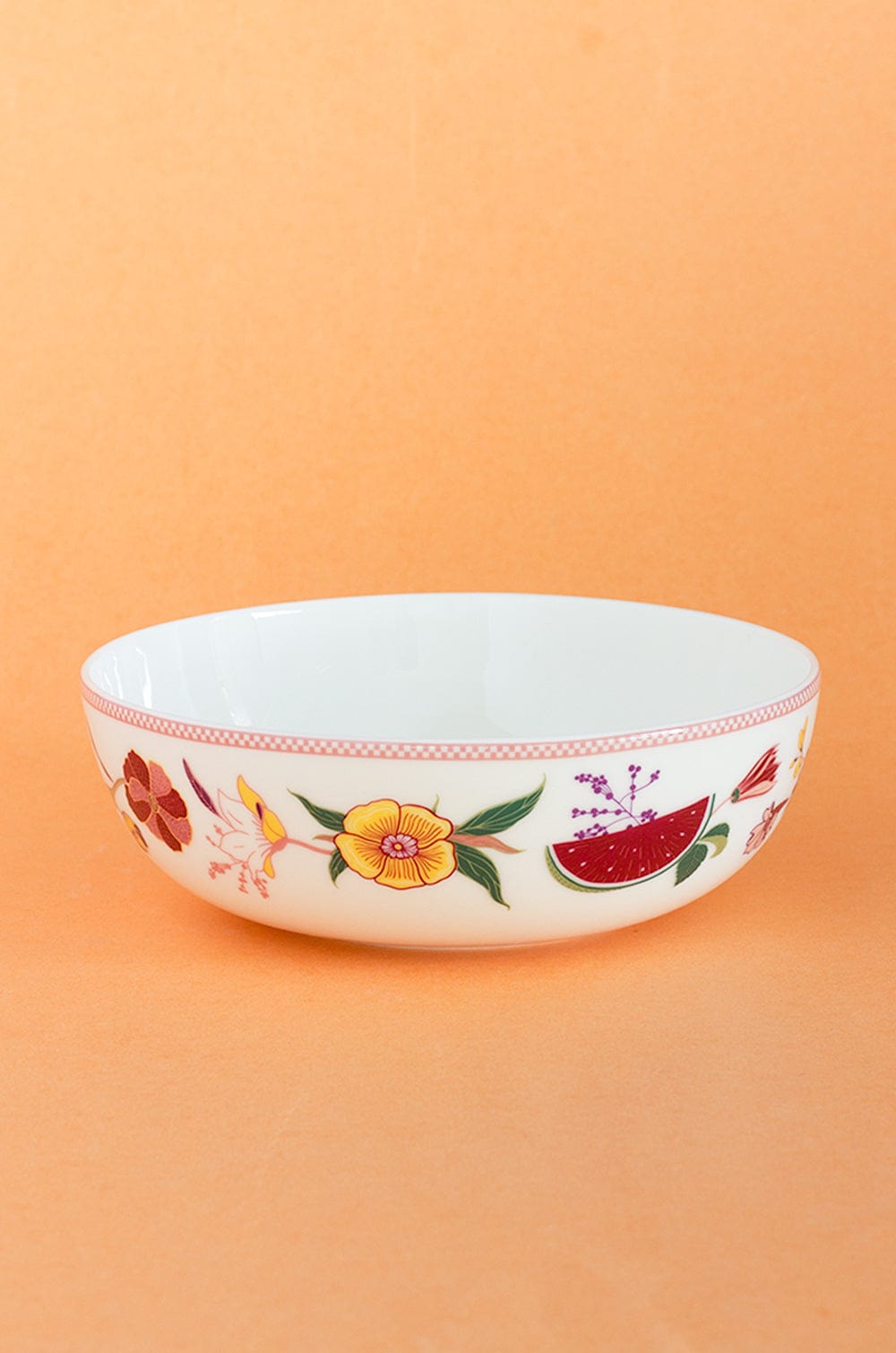 Garden of Eden Fine China Ceramic Curry Bowl - Set of 2