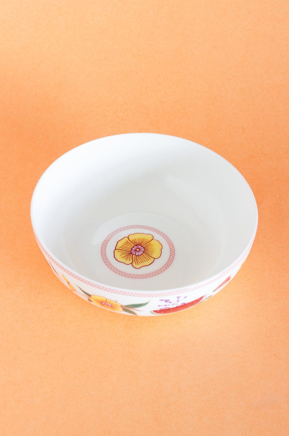 Garden of Eden Fine China Ceramic Curry Bowl - Set of 2